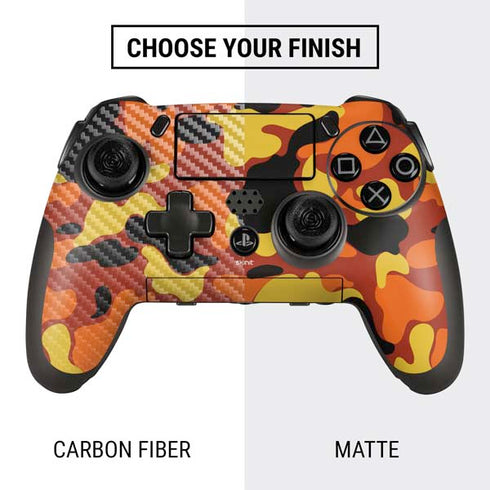 Orange Camo PlayStation Scuf Vantage 2 Controller Skin